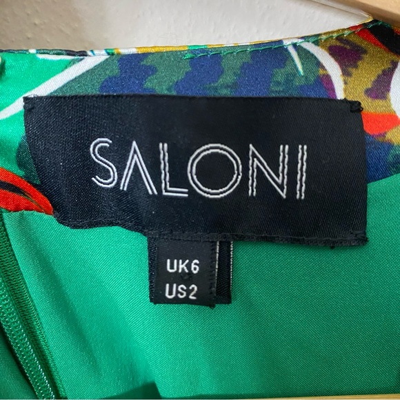 Saloni Eden Dress 100% Silk Women’s Dress Size US 2 - Picture 6 of 10